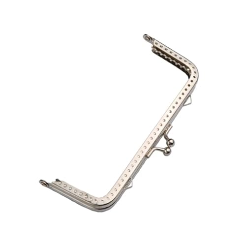 1 Stück quadratischer Geldbörsenrahmen aus Edelstahl for Selbermachen, Basteln, Kussverschluss, Verschlussklammern, Münztüte, halbrunde Form, geprägter Metall-Kupplungsrahmen Für Diy Geldbeutel Handta 1 Stück quadratischer Geldbörsenrahmen aus Edelstahl for Selbermachen, Basteln, Kussverschluss, Verschlussklammern, Münztüte, halbrunde Form, geprägter Metall-Kupplungsrahmen Für Diy Geldbeutel Handta von JBJYGSG