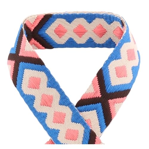 5/10/50 Yards 50 mm Jacquard-Umreifungsband, bedrucktes Gurtband, Farbmuster, Nähtasche, Gürtel, Rucksack-Zubehör, modisch bedrucktes Gurtband Für Buntes Gurtband, Zum Basteln(Color-14,50yards) von JBJYGSG