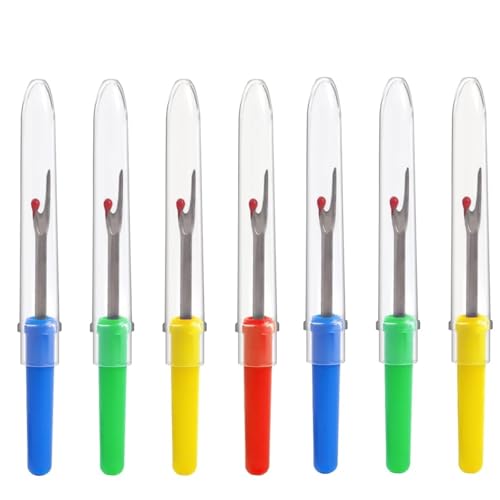 JBJYGSG 1/10 Stück Nähgarnentferner, Nahttrenner, Stichtrenner, Nähwerkzeuge, Fadenschneider, Kunststoffgriff, Bastelwerkzeug, Nähzubehör Zum Nähen(10pcs Random) von JBJYGSG