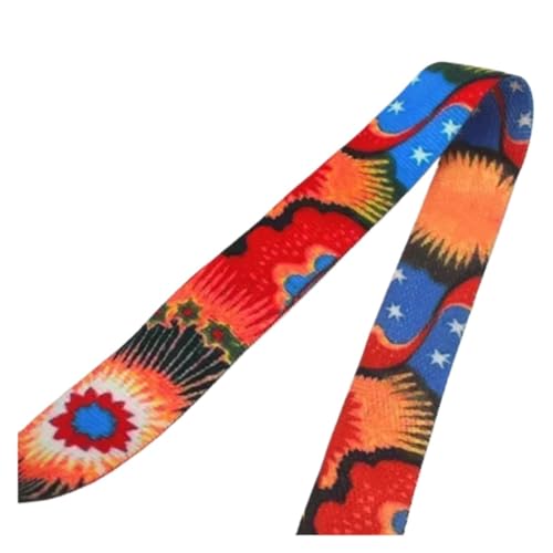 JBJYGSG 1/2 Meter 38/50 mm ethnische Nylon Gurtbänder Jacquardband Taschengurt Gürtel Dekor Satinband Spitzenbesatz Nähzubehör Für Buntes Gurtband, Zum Basteln(RD145-K07,38mm-1Meter) von JBJYGSG