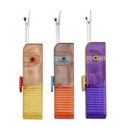 JBJYGSG 1/3 STÜCKE Faltbarer Fadenschneider aus Edelstahl Nahttrenner Stichentfernungsmesser Nadel Artefakt Nähwerkzeuge DIY Nähzubehör Zum Nähen(3PCS Mix Color) von JBJYGSG