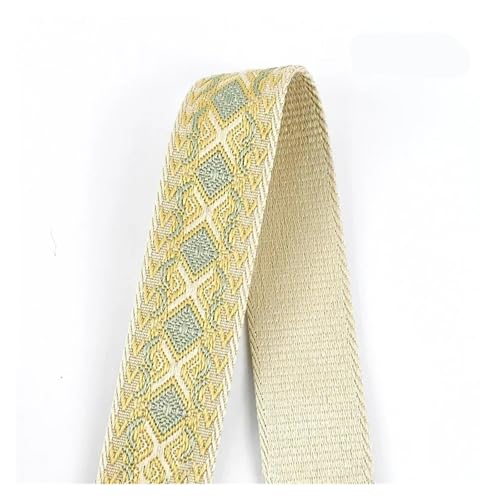 JBJYGSG 1–5 Meter 38/50 mm Jacquard-Gurtband, 1,8 mm dick, Taschengurtband for Nähen von Kleidung, Gepäck, Gürtelmaterial, Zubehör Für Buntes Gurtband, Zum Basteln(07-38mm,2Meters) von JBJYGSG