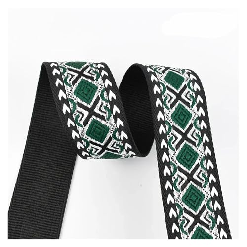 JBJYGSG 1–5 Meter 38/50 mm Jacquard-Gurtband, 1,8 mm dick, Taschengurtband for Nähen von Kleidung, Gepäck, Gürtelmaterial, Zubehör Für Buntes Gurtband, Zum Basteln(11-50mm,5Meters) von JBJYGSG