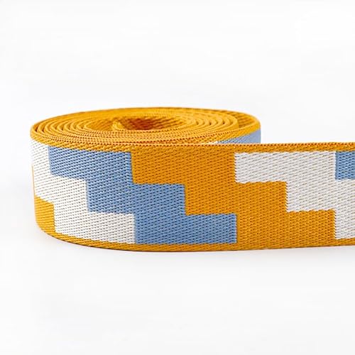 JBJYGSG 2/4 m, 2,2 mm dick, 38/50 mm, Polyester-Jacquard-Gurtband, Band for Gurt, Gürtel, Tasche, Rucksack, DIY, Nähen, Schrägband, Zubehör Für Buntes Gurtband, Zum Basteln(RD050-10,38mm-2Meters) JBJYGSG 2/4 m, 2,2 mm dick, 38/50 mm, Polyester-Jacquard-Gurtband, Band for Gurt, Gürtel, Tasche, Rucksack, DIY, Nähen, Schrägband, Zubehör Für Buntes Gurtband, Zum Basteln(RD050-10,38mm-2Meters) von JBJYGSG