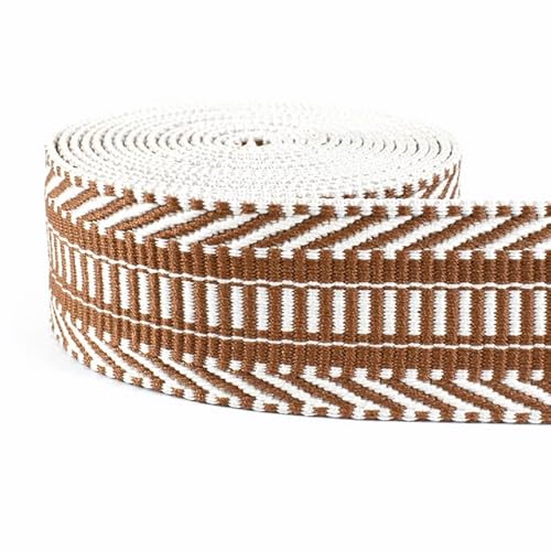 JBJYGSG 2/4 m, 2,2 mm dick, 38/50 mm, Polyester-Jacquard-Gurtband, Band for Gurt, Gürtel, Tasche, Rucksack, DIY, Nähen, Schrägband, Zubehör Für Buntes Gurtband, Zum Basteln(RD155-Camel,38mm-4Meters) JBJYGSG 2/4 m, 2,2 mm dick, 38/50 mm, Polyester-Jacquard-Gurtband, Band for Gurt, Gürtel, Tasche, Rucksack, DIY, Nähen, Schrägband, Zubehör Für Buntes Gurtband, Zum Basteln(RD155-Camel,38mm-4Meters) von JBJYGSG