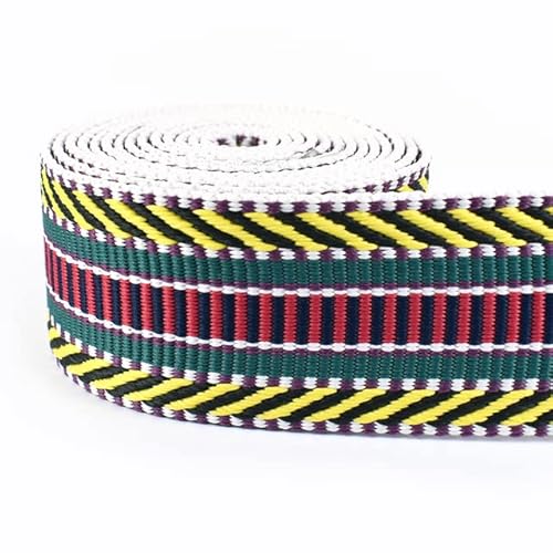 JBJYGSG 2/4 m, 2,2 mm dick, 38/50 mm, Polyester-Jacquard-Gurtband, Band for Gurt, Gürtel, Tasche, Rucksack, DIY, Nähen, Schrägband, Zubehör Für Buntes Gurtband, Zum Basteln(RD155-Yellow,38mm-4Meters) JBJYGSG 2/4 m, 2,2 mm dick, 38/50 mm, Polyester-Jacquard-Gurtband, Band for Gurt, Gürtel, Tasche, Rucksack, DIY, Nähen, Schrägband, Zubehör Für Buntes Gurtband, Zum Basteln(RD155-Yellow,38mm-4Meters) von JBJYGSG
