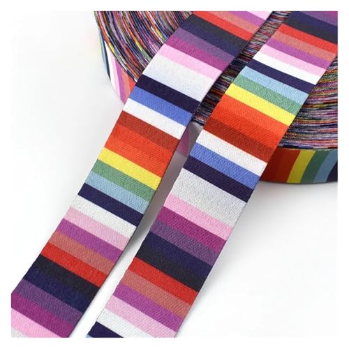 JBJYGSG 2 Meter 38 mm ethnisches Jacquardband aus Nylongewebe for Taschengurte, Gürtelband, DIY-Textilbekleidung, Dekoration, Nähzubehör Für Buntes Gurtband, Zum Basteln(11) von JBJYGSG