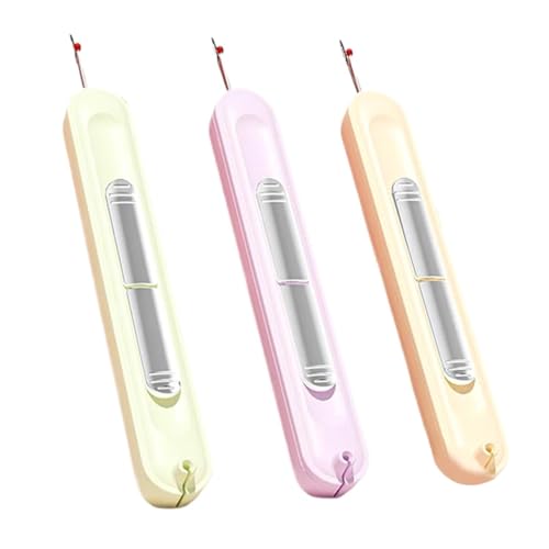 JBJYGSG 3 Stück 2-in-1-Nadeleinfädler mit Nahttrenner, Nadeleinfädler, Nahttrenner, Nahttrenner for Nähen, Basteln, Kreuzstich-Zubehör Zum Nähen JBJYGSG 3 Stück 2-in-1-Nadeleinfädler mit Nahttrenner, Nadeleinfädler, Nahttrenner, Nahttrenner for Nähen, Basteln, Kreuzstich-Zubehör Zum Nähen von JBJYGSG