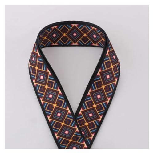 JBJYGSG 5/10/50 Yards 38 mm Jacquard-Umreifungsband, mehrfarbiges Streifenmuster, Kleidungsdekoration, verschleißfester Rucksackgürtel, Baumwollgurtband Für Buntes Gurtband, Zum Basteln(16,50yards) von JBJYGSG
