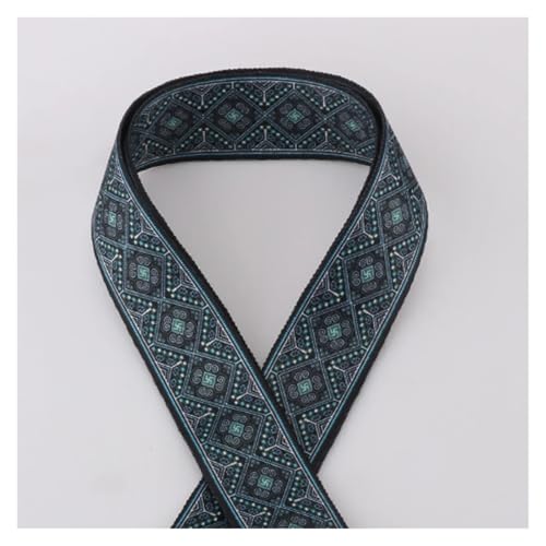JBJYGSG 5/10/50 Yards 38 mm Jacquard-Umreifungsband, mehrfarbiges Streifenmuster, Kleidungsdekoration, verschleißfester Rucksackgürtel, Baumwollgurtband Für Buntes Gurtband, Zum Basteln(20,50yards) JBJYGSG 5/10/50 Yards 38 mm Jacquard-Umreifungsband, mehrfarbiges Streifenmuster, Kleidungsdekoration, verschleißfester Rucksackgürtel, Baumwollgurtband Für Buntes Gurtband, Zum Basteln(20,50yards) von JBJYGSG
