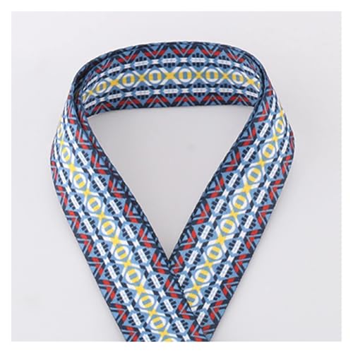 JBJYGSG 5/10/50 Yards 38 mm Jacquard-Umreifungsband, mehrfarbiges Streifenmuster, Kleidungsdekoration, verschleißfester Rucksackgürtel, Baumwollgurtband Für Buntes Gurtband, Zum Basteln(18,50yards) JBJYGSG 5/10/50 Yards 38 mm Jacquard-Umreifungsband, mehrfarbiges Streifenmuster, Kleidungsdekoration, verschleißfester Rucksackgürtel, Baumwollgurtband Für Buntes Gurtband, Zum Basteln(18,50yards) von JBJYGSG