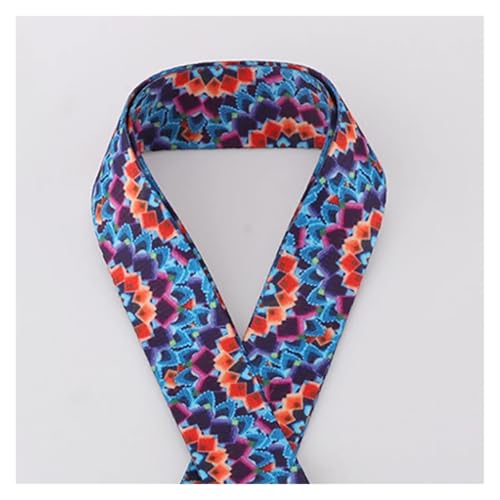 JBJYGSG 5/10/50 Yards 38 mm Jacquard-Umreifungsband, mehrfarbiges Streifenmuster, Kleidungsdekoration, verschleißfester Rucksackgürtel, Baumwollgurtband Für Buntes Gurtband, Zum Basteln(23,50yards) JBJYGSG 5/10/50 Yards 38 mm Jacquard-Umreifungsband, mehrfarbiges Streifenmuster, Kleidungsdekoration, verschleißfester Rucksackgürtel, Baumwollgurtband Für Buntes Gurtband, Zum Basteln(23,50yards) von JBJYGSG