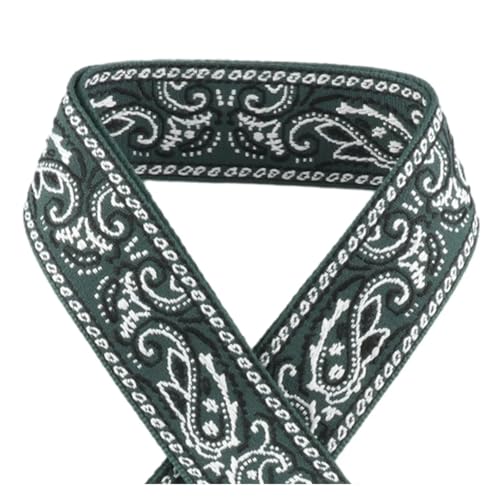 JBJYGSG 5/10/50 Yards 50 mm Jacquard-Gurtband, modische Kleidung, ethnischer Stil, Dekoration, Jacquard-Gurtband Für Buntes Gurtband, Zum Basteln(KJ172-A11,50yards) von JBJYGSG