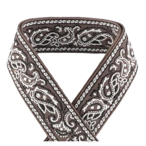 JBJYGSG 5/10/50 Yards 50 mm Jacquard-Gurtband, modische Kleidung, ethnischer Stil, Dekoration, Jacquard-Gurtband Für Buntes Gurtband, Zum Basteln(KJ172-A13,50yards) von JBJYGSG