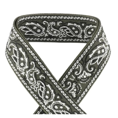 JBJYGSG 5/10/50 Yards 50 mm Jacquard-Gurtband, modische Kleidung, ethnischer Stil, Dekoration, Jacquard-Gurtband Für Buntes Gurtband, Zum Basteln(KJ172-A14,50yards) von JBJYGSG