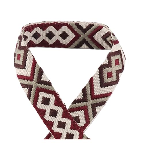 JBJYGSG 5/10/50 Yards 50 mm Jacquard-Umreifungsband, bedrucktes Gurtband, Farbmuster, Nähtasche, Gürtel, Rucksack-Zubehör, modisch bedrucktes Gurtband Für Buntes Gurtband, Zum Basteln(19,10yards) von JBJYGSG