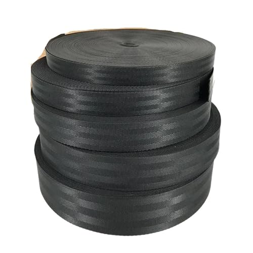 JBJYGSG 5 Meter 20-50mm Polyester Nylon Gurtband Manuelle Kindersicherheitssitz Band Band Rucksack Haustier Gurt Gürtel Handwerk Material Für Buntes Gurtband, Zum Basteln(RD001-38mm) von JBJYGSG