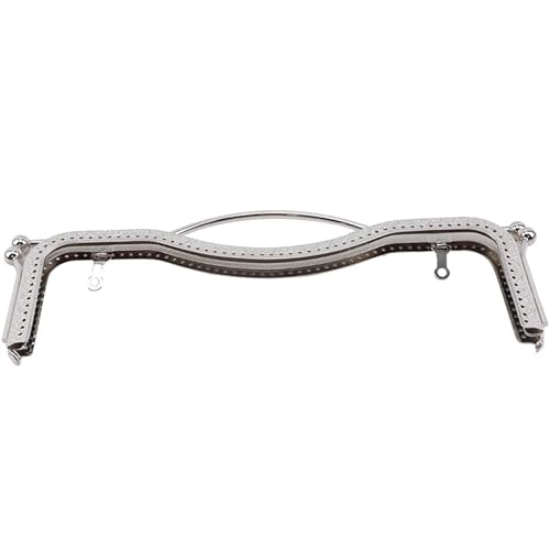 JBJYGSG Geldbörsenrahmen, Griff, Lippenform, großer Kussverschluss, Münzprägung, DIY, Quilten, handgefertigte Tasche Für DIY Geldbeutel Handtasche Münzbörsen(Silver) von JBJYGSG
