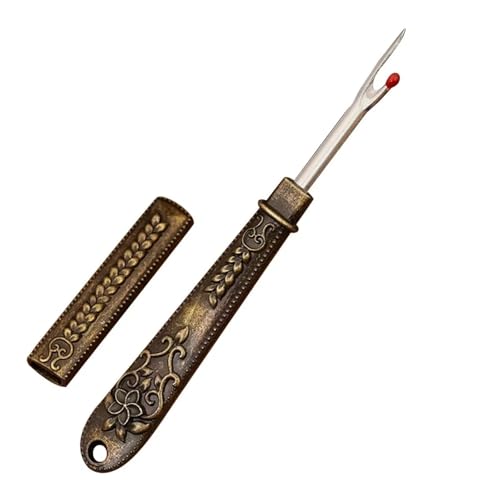 JBJYGSG Handarbeiten Nähen Nahttrenner DIY Nähzubehör Stickerei Kreuzstich Picking Fadenentferner Multifunktional Zum Nähen(Bronze) von JBJYGSG