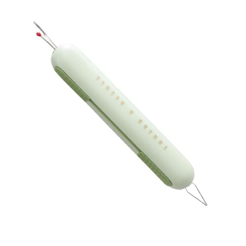 JBJYGSG Nadeleinfädler, Nahttrenner, 2-in-1, manueller Einfädler, Nähteentferner, Haushaltsnähzubehör, Doppelend-Design, Nadelarbeit Zum Nähen(Green) von JBJYGSG