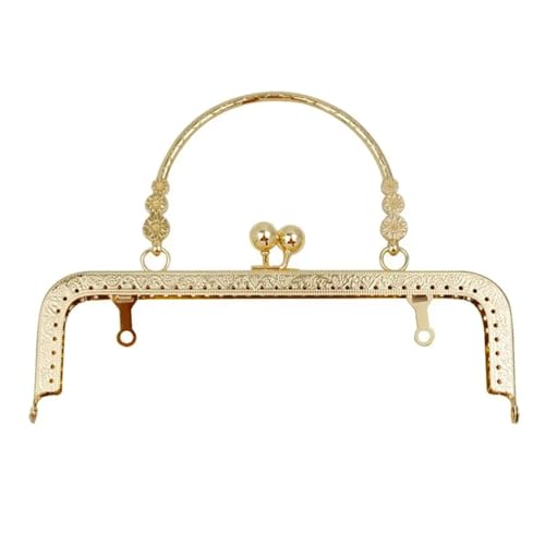 Quadratischer Vintage-Prägungs-Metallrahmen for Taschenverschluss mit Griffen, Taschen-Handgelenkrahmen-Unterstützung, Nähen, Taschen-Hardware-Zubehör Für Diy Geldbeutel Handtasche Münzbörsen(Gold) Quadratischer Vintage-Prägungs-Metallrahmen for Taschenverschluss mit Griffen, Taschen-Handgelenkrahmen-Unterstützung, Nähen, Taschen-Hardware-Zubehör Für Diy Geldbeutel Handtasche Münzbörsen(Gold) von JBJYGSG