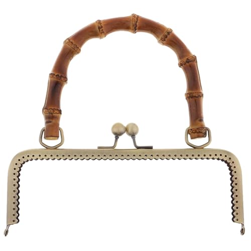 Vintage Stil Metall Geldbörse Tasche Rahmen Kuss Verschluss Schloss mit Bambus Griff Schmuck Verschlüsse Nähen Verschlüsse Geldbörse Herstellung Zubehör Für Diy Geldbeutel Handtasche Münzbörsen(Bronze Vintage Stil Metall Geldbörse Tasche Rahmen Kuss Verschluss Schloss mit Bambus Griff Schmuck Verschlüsse Nähen Verschlüsse Geldbörse Herstellung Zubehör Für Diy Geldbeutel Handtasche Münzbörsen(Bronze von JBJYGSG