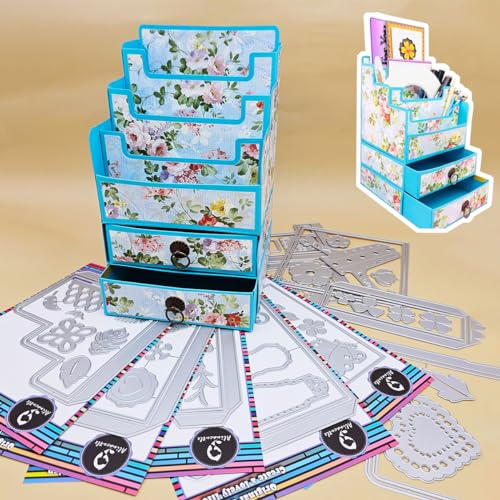 1 Set handgefertigtes Aktenregal, Metall-Stanzform für Bastelarbeiten, Ordner, Papierhandwerk, Handarbeit, Sammlung, Scrapbooking, Kunstvorlage 1 Set handgefertigtes Aktenregal, Metall-Stanzform für Bastelarbeiten, Ordner, Papierhandwerk, Handarbeit, Sammlung, Scrapbooking, Kunstvorlage von JBQUEEN