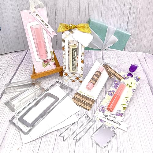 Alina Crafts 1 x Lippenbalsam, Metall-Stanzformen und 9 x gewölbte Blisterverpackung, Geldkarten, Geburtstagsgeschenke, Papierbastelarbeiten, handgefertigte Schüttelkarten, Freunde, Party, Kunst, Alina Crafts 1 x Lippenbalsam, Metall-Stanzformen und 9 x gewölbte Blisterverpackung, Geldkarten, Geburtstagsgeschenke, Papierbastelarbeiten, handgefertigte Schüttelkarten, Freunde, Party, Kunst, von JBQUEEN