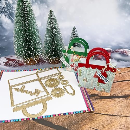 Alinacutle Goldene Stanzformen aus Metall für Geschenkverpackungen, Papierbasteln, handgefertigte Kartenherstellung, DIY-Grußkarten, Scrapbooking und Album, Urlaubsgeschenke, Dekoration Alinacutle Goldene Stanzformen aus Metall für Geschenkverpackungen, Papierbasteln, handgefertigte Kartenherstellung, DIY-Grußkarten, Scrapbooking und Album, Urlaubsgeschenke, Dekoration von JBQUEEN