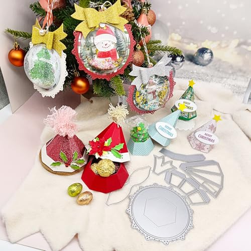 JBQUEEN Metall-Stanzform für Weihnachtsdekoration, Geschenke, Verpackung, handgefertigtes Papier, Handwerk, Geburtstag, Festival, Feiern, Geschenke, Behälter – Stencil JBQUEEN Metall-Stanzform für Weihnachtsdekoration, Geschenke, Verpackung, handgefertigtes Papier, Handwerk, Geburtstag, Festival, Feiern, Geschenke, Behälter – Stencil von JBQUEEN