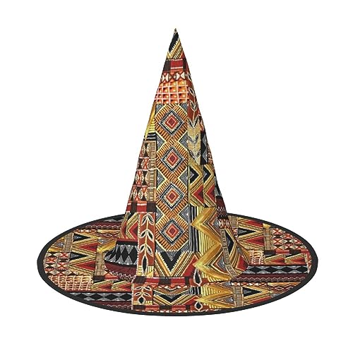 JBYJBX Jbyjbxafrican Textil-Patchwork-Druck, Karneval, Halloween, Hexenhut, Motto-Partys, Hut, Cosplay, Maskerade, Urlaubsdekoration JBYJBX Jbyjbxafrican Textil-Patchwork-Druck, Karneval, Halloween, Hexenhut, Motto-Partys, Hut, Cosplay, Maskerade, Urlaubsdekoration von JBYJBX