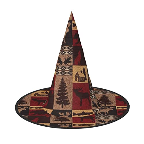 JBYJBX Jbyjbxbear Hirschfisch-Druck, Karneval, Halloween, Hexenhut, Motto-Partys, Hut, Cosplay, Maskerade, Urlaubsdekoration JBYJBX Jbyjbxbear Hirschfisch-Druck, Karneval, Halloween, Hexenhut, Motto-Partys, Hut, Cosplay, Maskerade, Urlaubsdekoration von JBYJBX