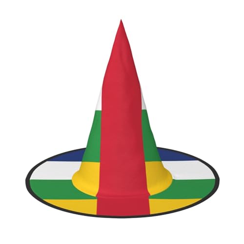 JBYJBX Jbyjbxcentral Afrikanische Flagge Druck Karneval Halloween Hexenhut Motto-Partys Hut Cosplay Maskerade Urlaub Dekor von JBYJBX