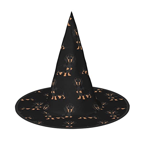 JBYJBX Jbyjbxdogs Druck Karneval Halloween Hexenhut Motto-Partys Hut Cosplay Maskerade Urlaub Dekor von JBYJBX