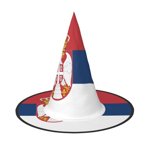 JBYJBX Jbyjbxflag of Serbia Print Carnival Halloween Witch Hat Motto Parties Hat Cosplay Maskerade Holiday Decor JBYJBX Jbyjbxflag of Serbia Print Carnival Halloween Witch Hat Motto Parties Hat Cosplay Maskerade Holiday Decor von JBYJBX