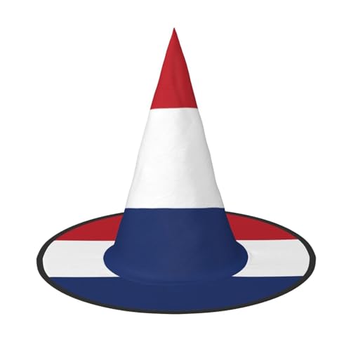 JBYJBX Jbyjbxholländische Flagge Druck Karneval Halloween Hexenhut Motto-Partys Hut Cosplay Maskerade Urlaub Dekor von JBYJBX