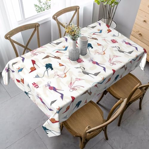 JBYJBX Rechteckige Tischdecke mit hohem Absatz, für Esszimmer, Party, Innen- und Außenbereich, dekorative Tischdecke JBYJBX Rechteckige Tischdecke mit hohem Absatz, für Esszimmer, Party, Innen- und Außenbereich, dekorative Tischdecke von JBYJBX