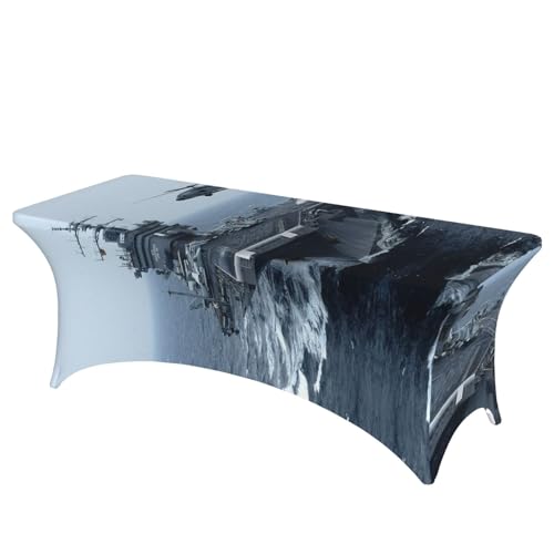 JBYJBX Tischdecke mit Flugzeugträger-Druck, für den Außenbereich, groß, rechteckig, oval, einfache Installation JBYJBX Tischdecke mit Flugzeugträger-Druck, für den Außenbereich, groß, rechteckig, oval, einfache Installation von JBYJBX