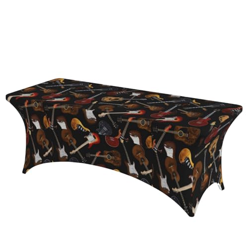 JBYJBX Tischdecke mit Gitarren-Druck, für den Außenbereich, groß, rechteckig, oval, einfache Installation JBYJBX Tischdecke mit Gitarren-Druck, für den Außenbereich, groß, rechteckig, oval, einfache Installation von JBYJBX