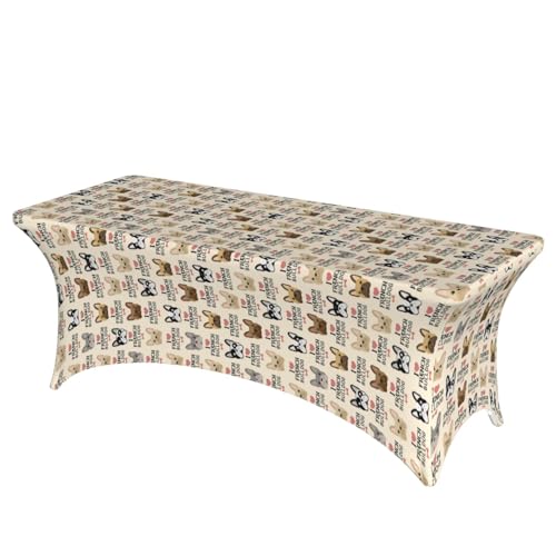 JBYJBX Tischdecke mit Hunde-Aufdruck, für den Außenbereich, groß, rechteckig, oval, einfache Installation JBYJBX Tischdecke mit Hunde-Aufdruck, für den Außenbereich, groß, rechteckig, oval, einfache Installation von JBYJBX