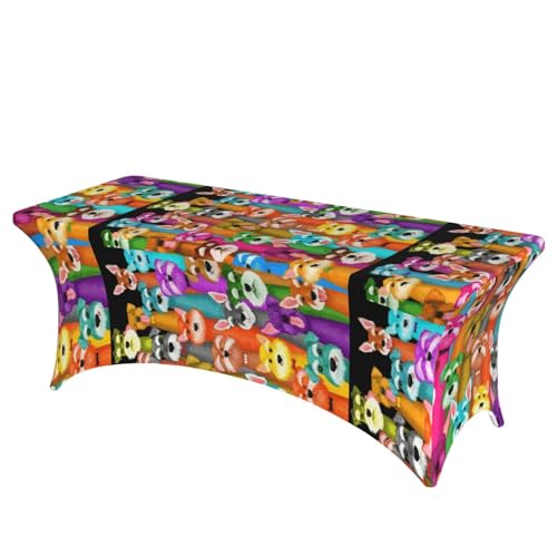 JBYJBX Tischdecke mit Hunde-Aufdruck, für den Außenbereich, groß, rechteckig, oval, einfache Installation JBYJBX Tischdecke mit Hunde-Aufdruck, für den Außenbereich, groß, rechteckig, oval, einfache Installation von JBYJBX