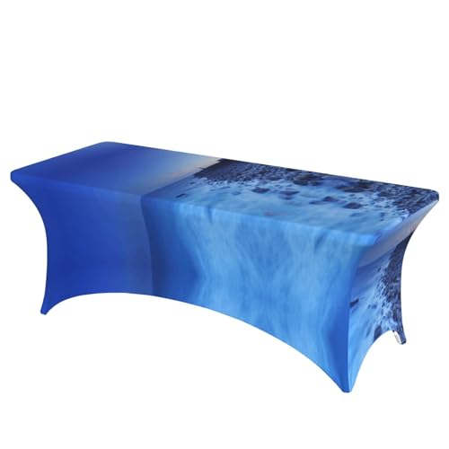 JBYJBX Tischdecke mit Leuchtturm-Druck, für den Außenbereich, groß, rechteckig, oval, einfache Installation JBYJBX Tischdecke mit Leuchtturm-Druck, für den Außenbereich, groß, rechteckig, oval, einfache Installation von JBYJBX