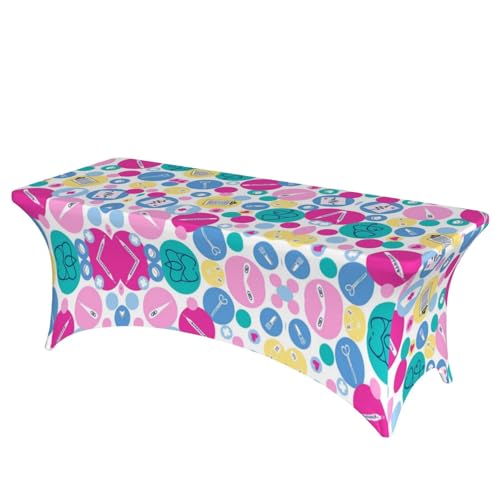 JBYJBX Tischdecke mit niedlichem Krankenschwesteraufdruck, für den Außenbereich, groß, rechteckig, oval, einfache Installation JBYJBX Tischdecke mit niedlichem Krankenschwesteraufdruck, für den Außenbereich, groß, rechteckig, oval, einfache Installation von JBYJBX