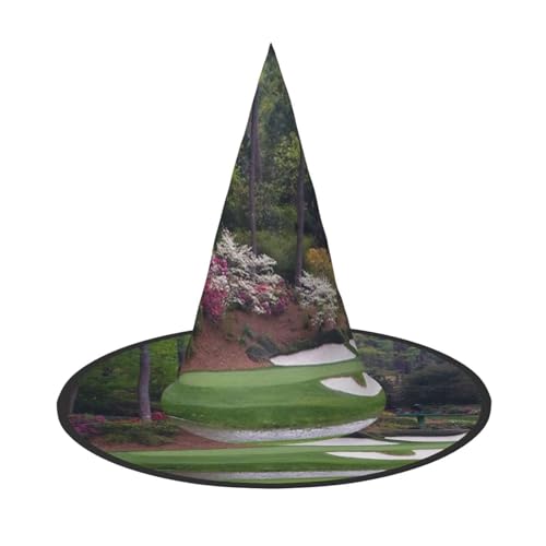 Jbyjbx Golfplatz-Druck, Karneval, Halloween, Hexenhut, Motto-Partys, Hut, Cosplay, Maskerade, Urlaubsdekoration Jbyjbx Golfplatz-Druck, Karneval, Halloween, Hexenhut, Motto-Partys, Hut, Cosplay, Maskerade, Urlaubsdekoration von JBYJBX