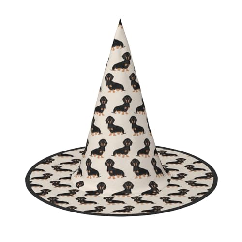 Jbyjbx Niedlicher Hunde-Druck, Karneval, Halloween, Hexenhut, Motto-Partys, Hut, Cosplay, Maskerade, Urlaubsdekoration Jbyjbx Niedlicher Hunde-Druck, Karneval, Halloween, Hexenhut, Motto-Partys, Hut, Cosplay, Maskerade, Urlaubsdekoration von JBYJBX