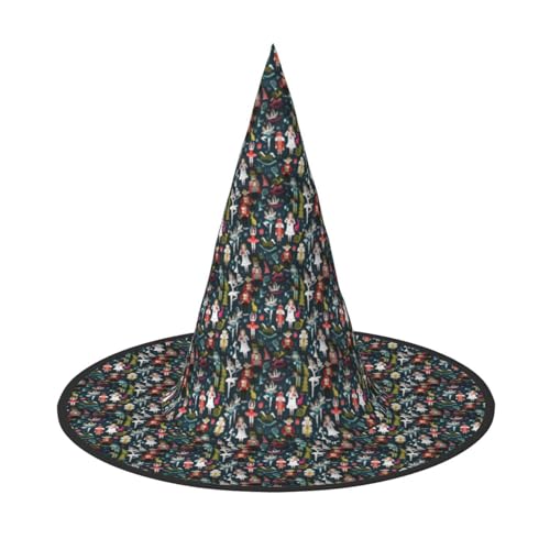 Jbyjbx Nussknacker für Damen, Ballett, Weihnachten, Tanzdruck, Karneval, Halloween, Hexenhut, Motto-Partys, Hut, Cosplay, Maskerade, Urlaubsdekoration Jbyjbx Nussknacker für Damen, Ballett, Weihnachten, Tanzdruck, Karneval, Halloween, Hexenhut, Motto-Partys, Hut, Cosplay, Maskerade, Urlaubsdekoration von JBYJBX