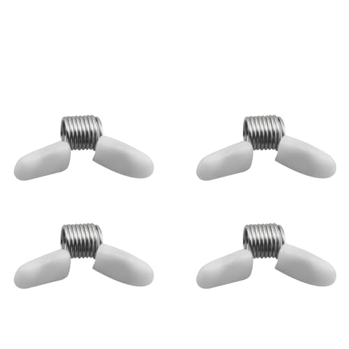 JCBIZ 12 Stück kleine Anti-Stopper-Clip-Perlen Stopper Feder für Perlenprojekte, Halskettenherstellung, Ohrringe, Schmuck, Reparatur von Armbändern, Armbandherstellungswerkzeugen von JCBIZ