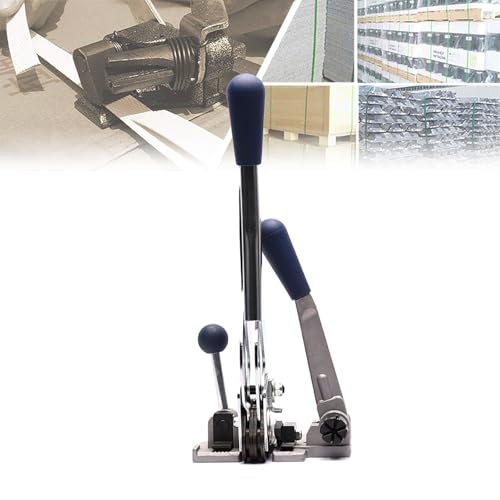 13 mm Hochleistungs-Umreifungsgerät für manuelles Umreifungsgerät – PP/PET-Verpackungsmaschine mit geräuschlosem Betrieb | 3-in-1 zum Festziehen, Verriegeln und Schneiden | Geräuscharm | Robustes M 13 mm Hochleistungs-Umreifungsgerät für manuelles Umreifungsgerät – PP/PET-Verpackungsmaschine mit geräuschlosem Betrieb | 3-in-1 zum Festziehen, Verriegeln und Schneiden | Geräuscharm | Robustes M von JCBMGDBKH