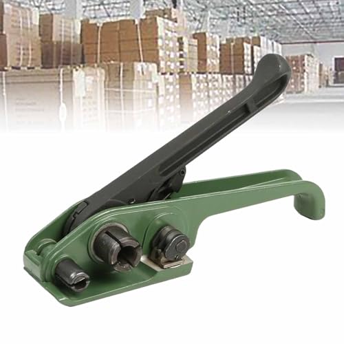 Hochwertiges, robustes manuelles Umreifungsgerät aus Stahl – 16–19 mm PET-Bandspanner und -Versiegeler mit integrierten Kugellagern | Scharfe, langlebige Klinge für müheloses Umreifen von Fracht, si Hochwertiges, robustes manuelles Umreifungsgerät aus Stahl – 16–19 mm PET-Bandspanner und -Versiegeler mit integrierten Kugellagern | Scharfe, langlebige Klinge für müheloses Umreifen von Fracht, si von JCBMGDBKH