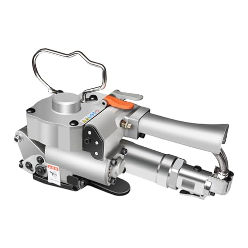 JCBMGDBKH Elektrische Umreifungsmaschine, pneumatische Reibschweiß-Ballenpressen-Umreifungsmaschine, Luft-PET-Umreifungsmaschine für 13–19 mm breite PET-Bänder(19–25 mm) von JCBMGDBKH
